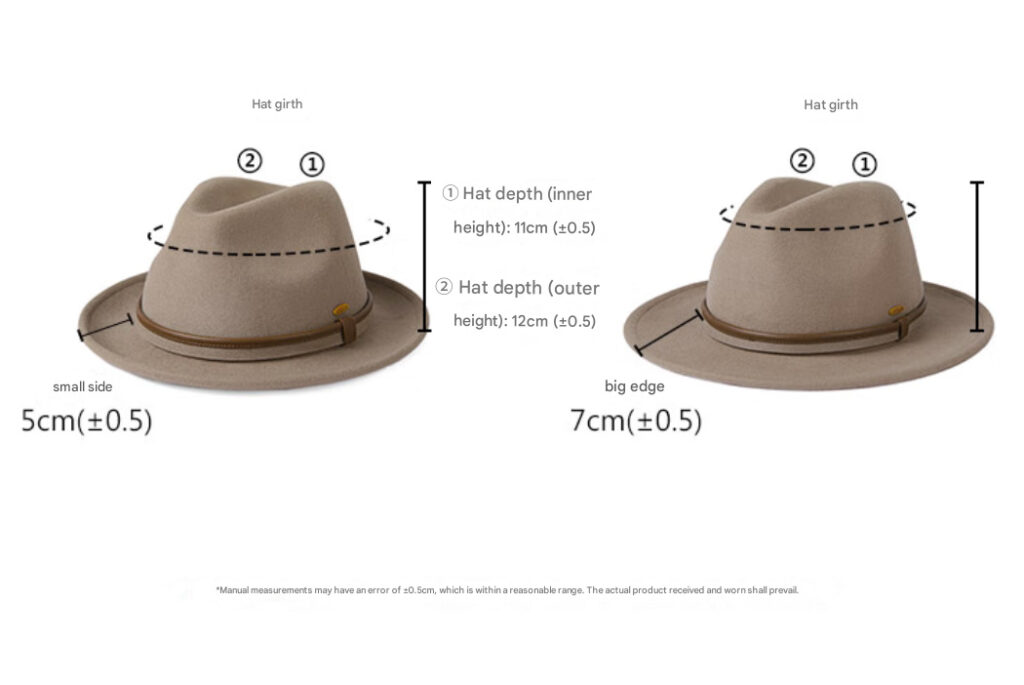 australian superfine wool fedora hat for men | 100% superfine wool