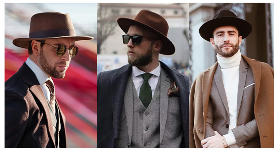 australian superfine wool fedora hat for men | 100% superfine wool