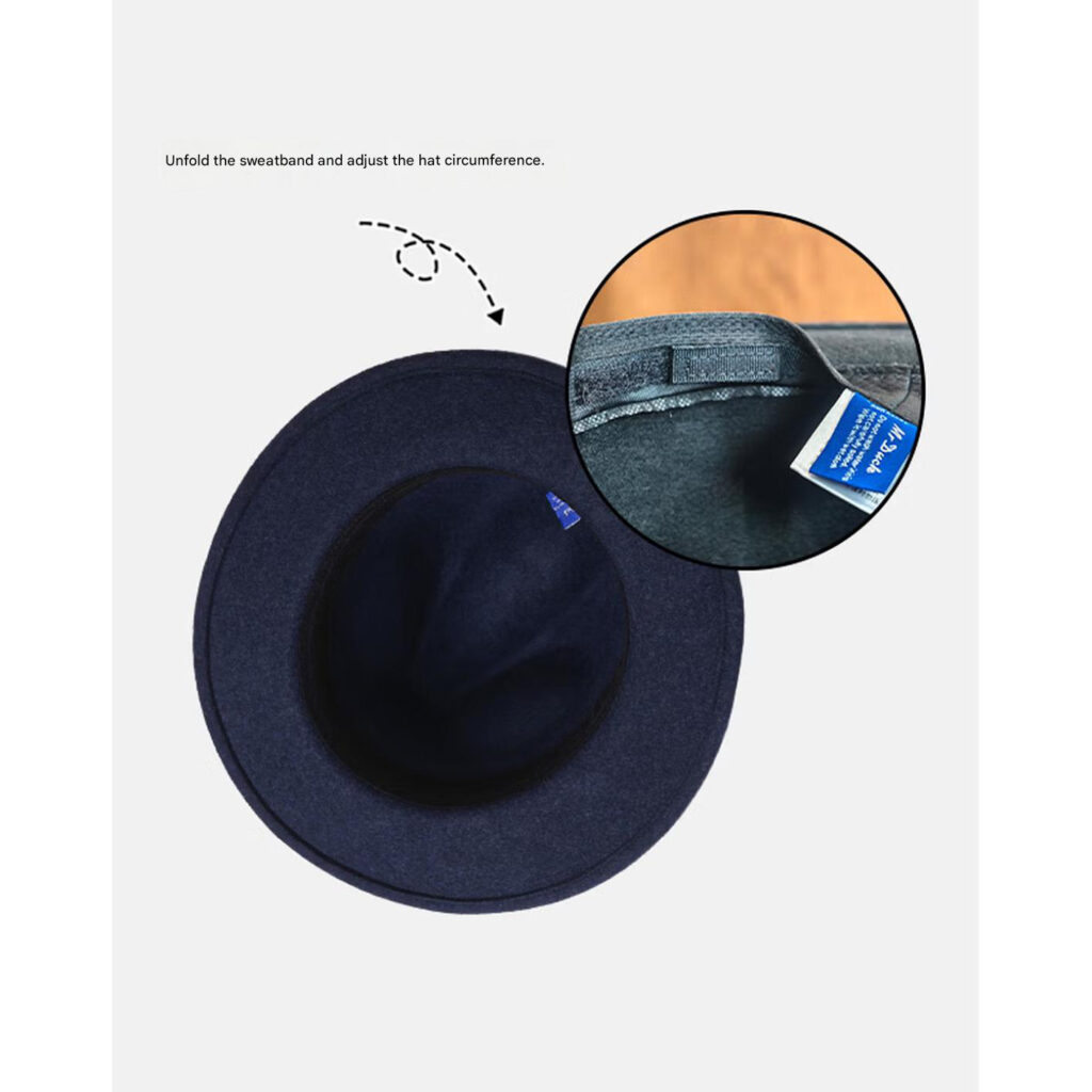 australian superfine wool fedora hat for men | 100% superfine wool