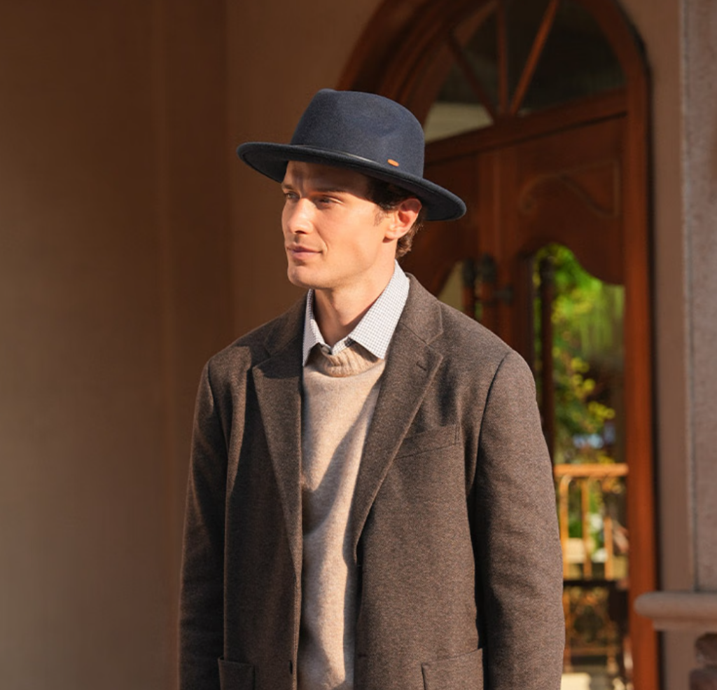 australian superfine wool fedora hat for men | 100% superfine wool