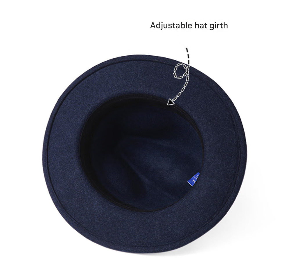 australian superfine wool fedora hat for men | 100% superfine wool