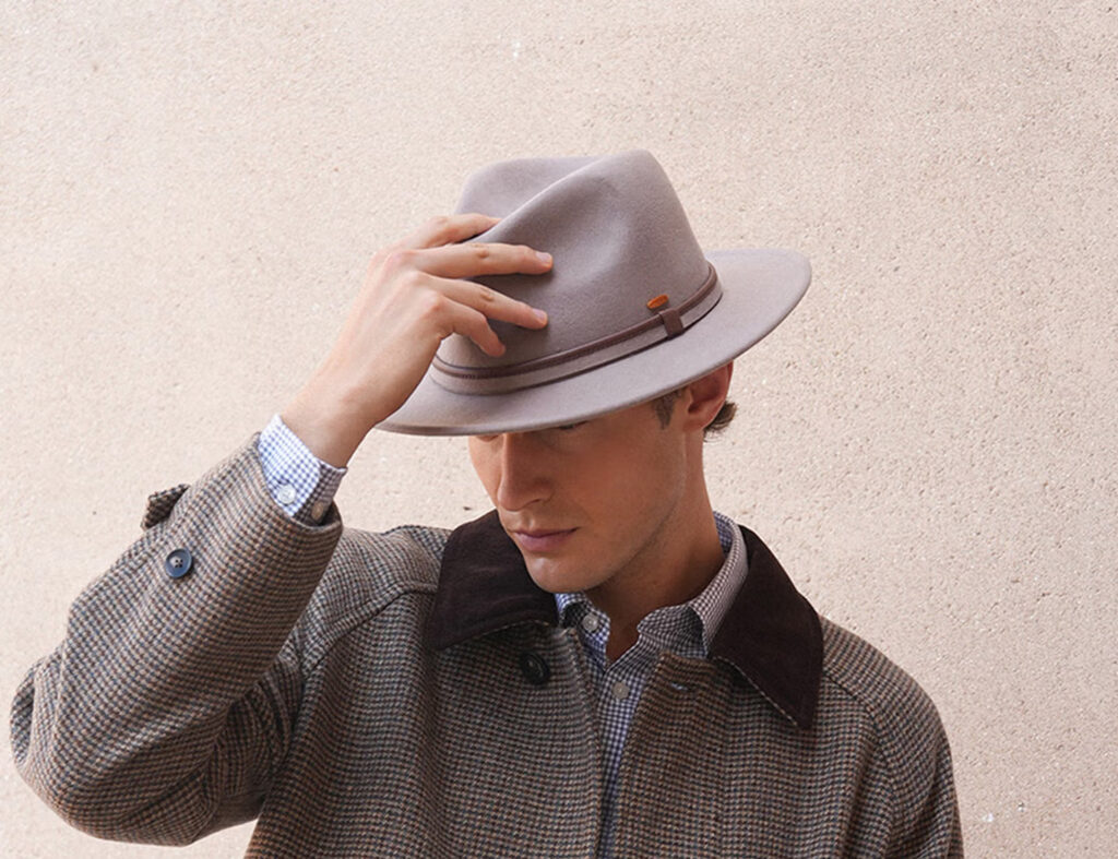 australian superfine wool fedora hat for men | 100% superfine wool