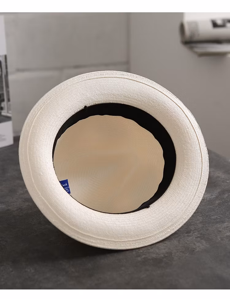 handwoven panama straw fedora hat for men & women