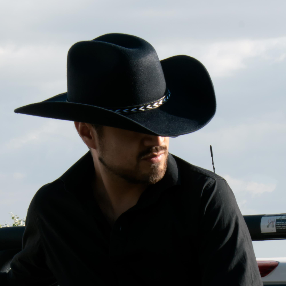 mens black fedora outfit