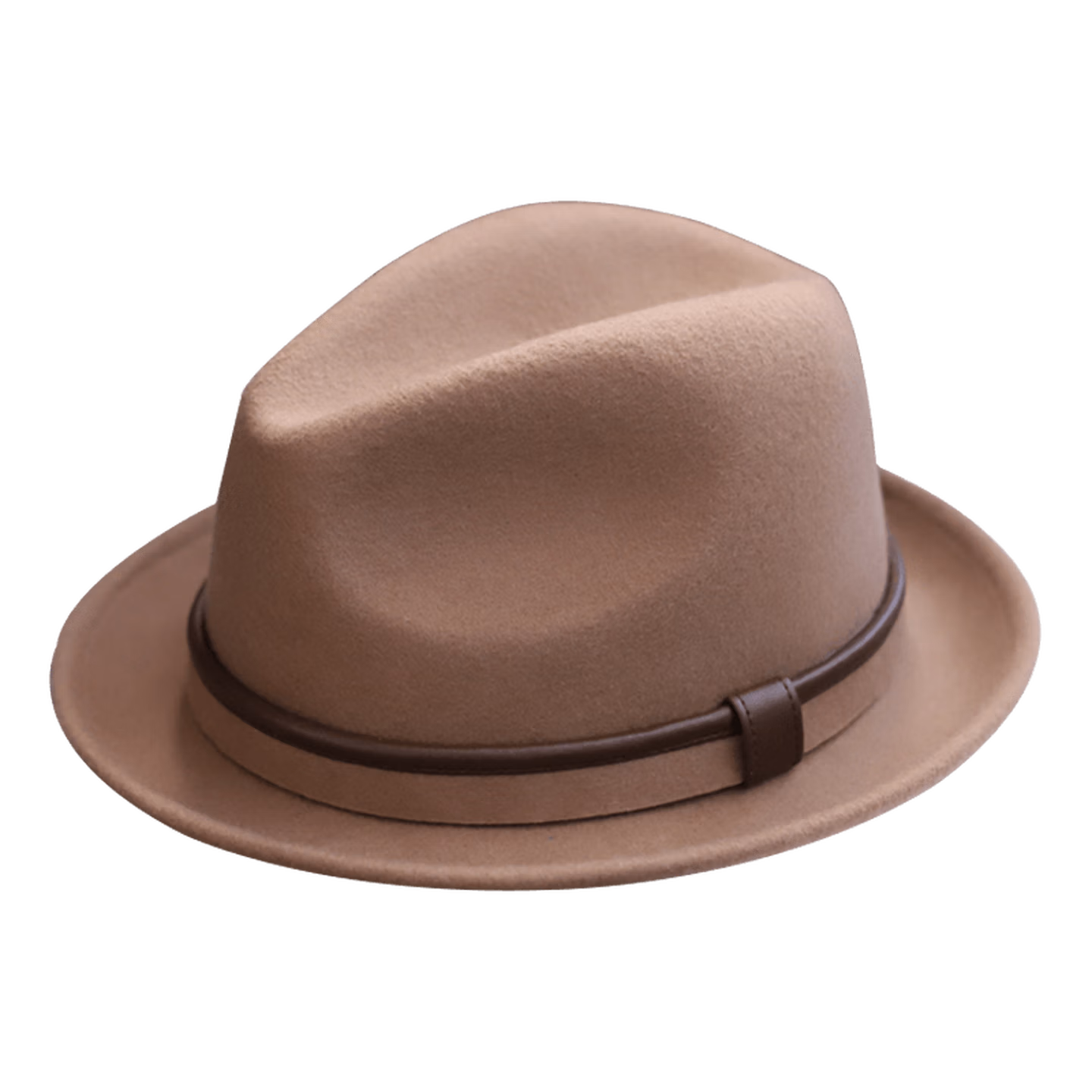 men’s casual wool fedora hat – british vintage gentleman style wide brim large size felt hat