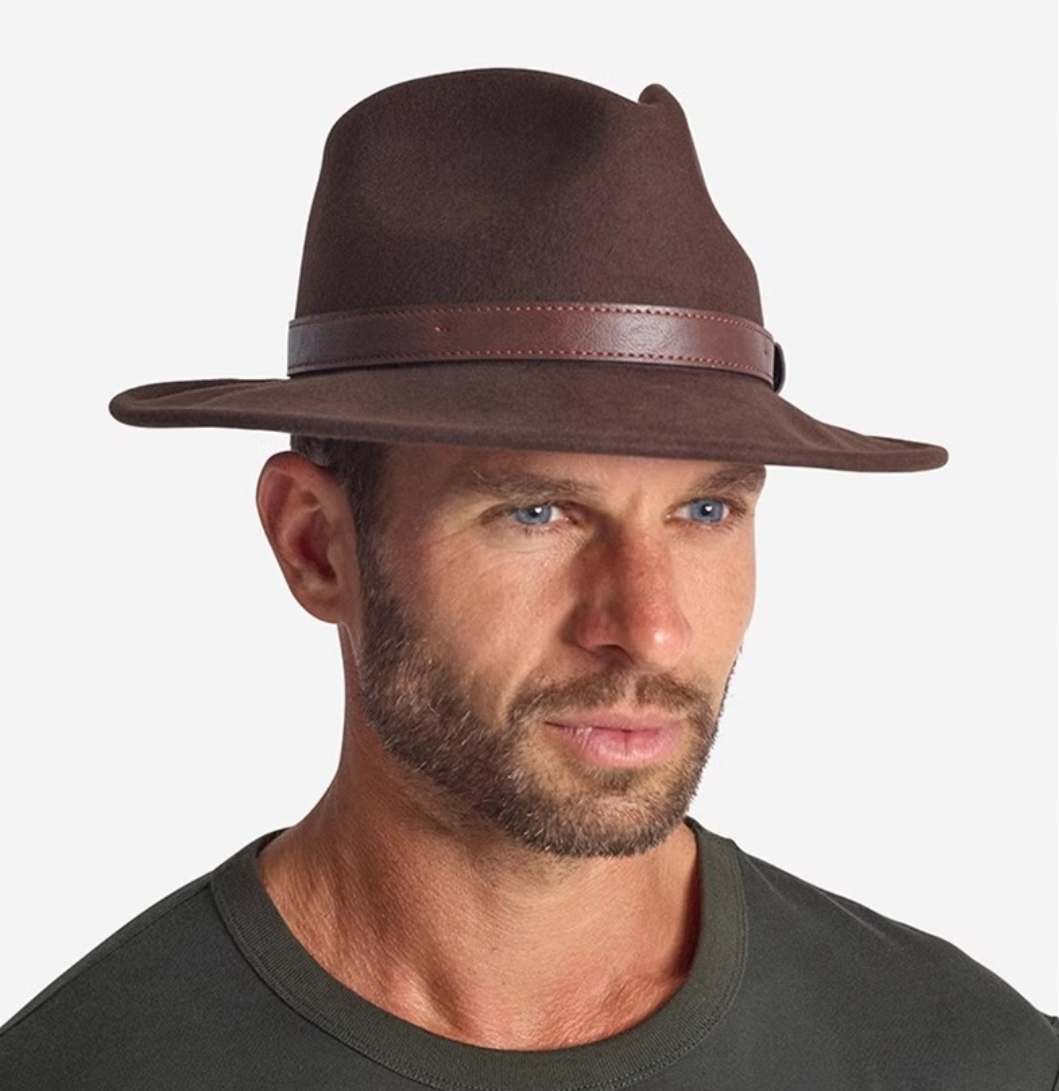 men’s fedora hat | gentleman jazz hat with western cowboy influence