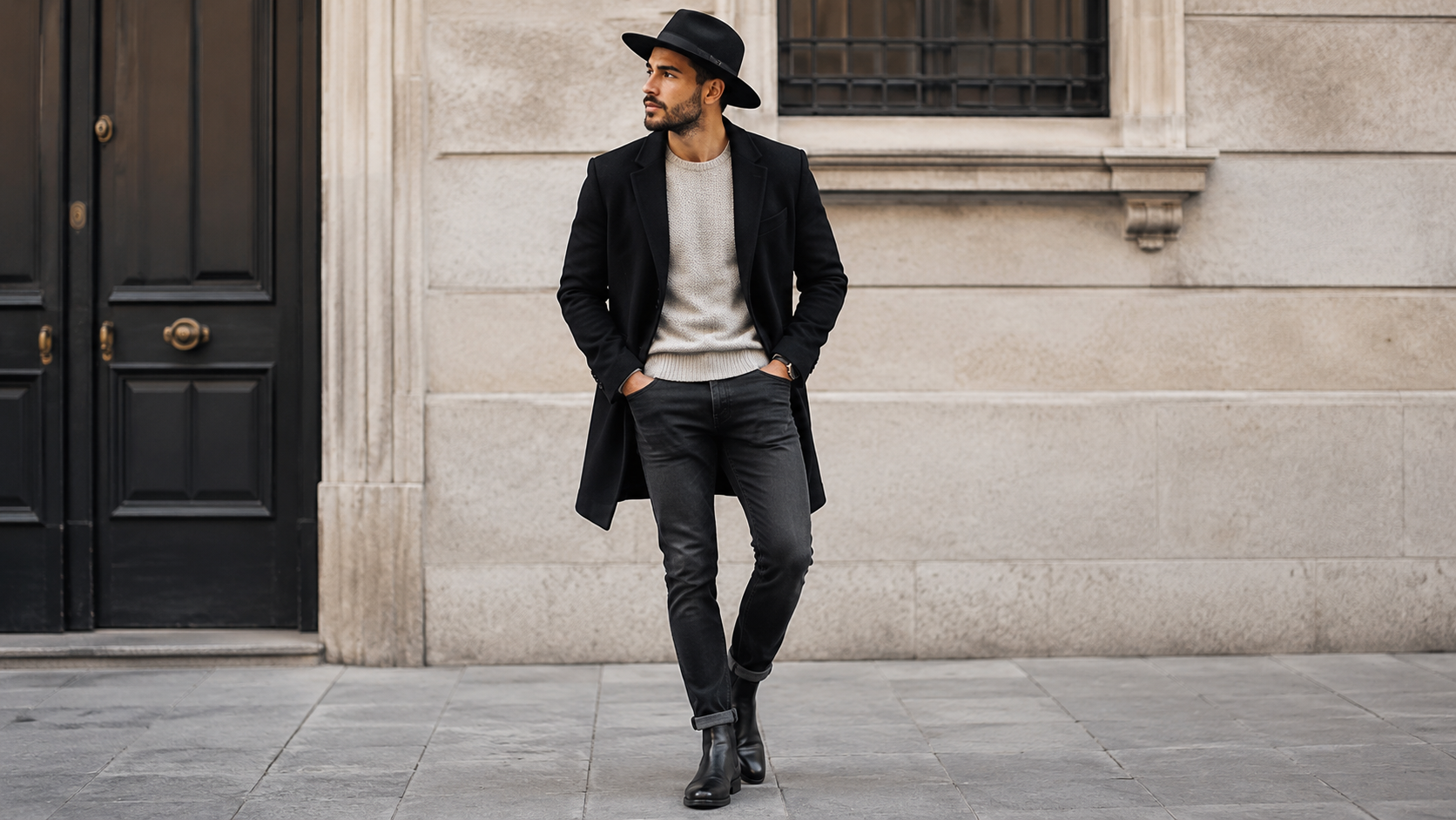 casual black fedora outfit ideas how to style a black fedora naturally